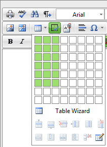 Inserting Tables Inserting Tables