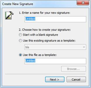 Adding an HTML Signature to Outlook 2003