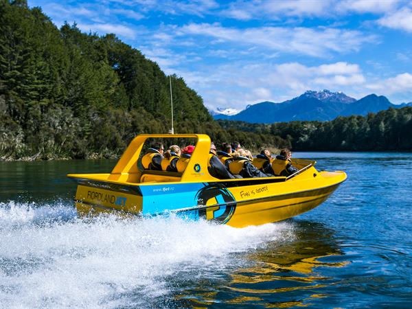Jetboating in Fiordland
Distinction Luxmore Hotel Lake Te Anau