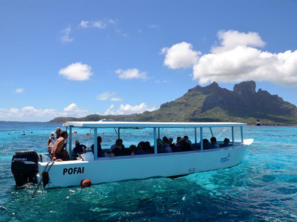 Snorkeling Lagoon Excursion by Glass bottom boat