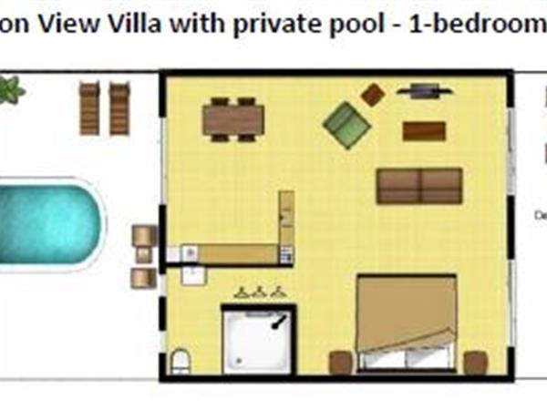 1 Bedroom Lagoonview Villa
Sea Change Villas