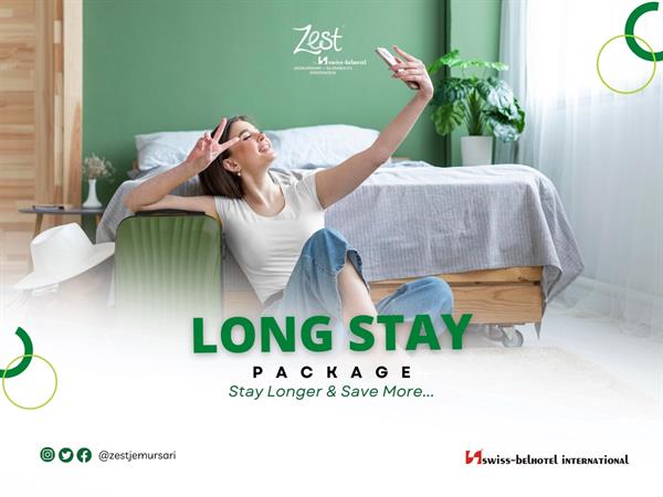 Long Stay Package
Zest Jemursari, Surabaya