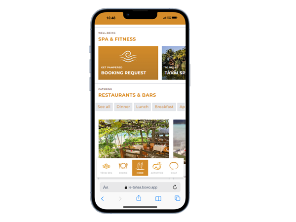 Discover our new guest app
Le Taha'a by Pearl Resorts