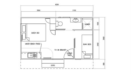 Self Contained Studio Plus Cosy Corner Holiday Park