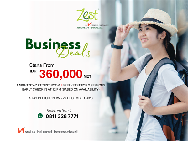 Business Deals
Zest Jemursari, Surabaya