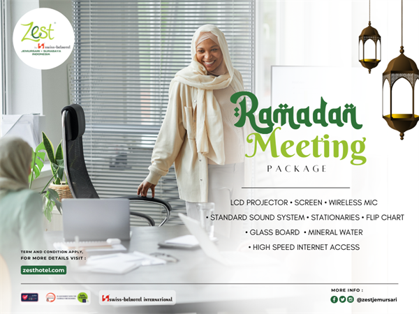 Ramadan Meeting Package
Zest Jemursari, Surabaya