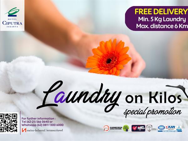 Laundry on Kilos
Hotel Ciputra Jakarta managed by Swiss-Belhotel International