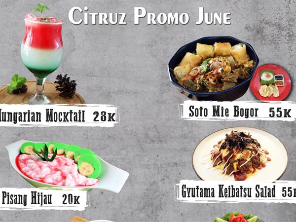 Promo Citruz™ Bulan ini
Zest Bogor