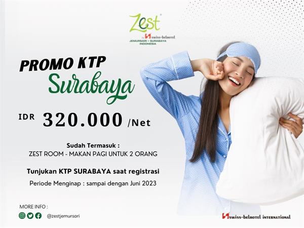 Promo KTP Surabaya
Zest Jemursari, Surabaya
