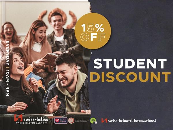 Student Discount
Swiss-Belinn Wahid Hasyim