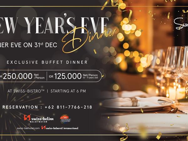 New Year's Eve Dinner
Swiss-Belinn Baloi Batam