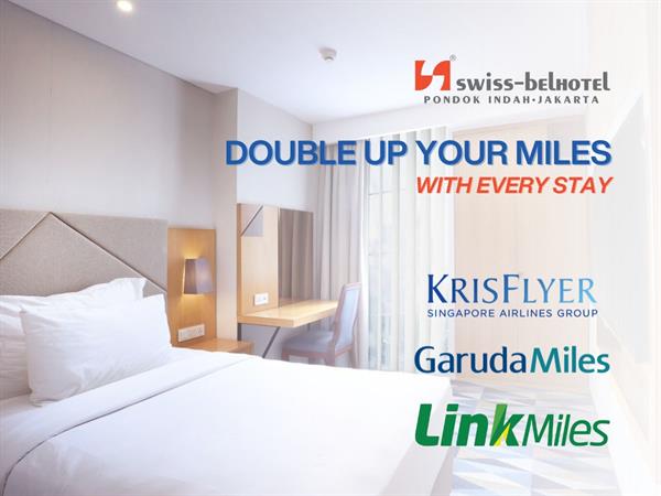 Double up Your Miles
Swiss-Belhotel Pondok Indah