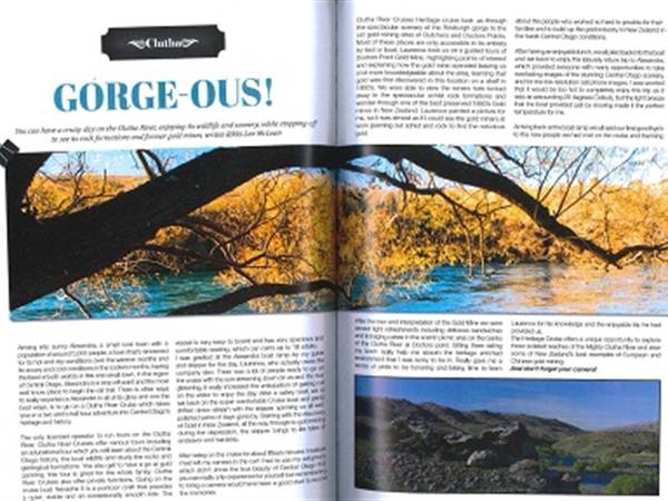 Travel NZ Magazine - Clutha River Cruises Heritage Cruise