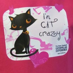 'I'm cat crazy' Girls T