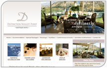 New website for luxury Queenstown hotel – Distinction Nugget Point
